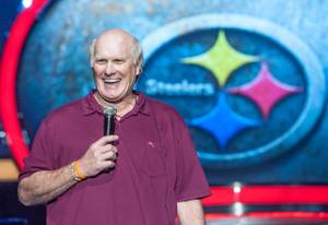 Rehearsal for "Terry Bradshaw: America's Favorite Dumb Blonde -- A Life in Four Quarters" on Wednesday, June 26, 2013, in Las Vegas. The NFL legend is performing his show Friday and Saturday at The Mirage.